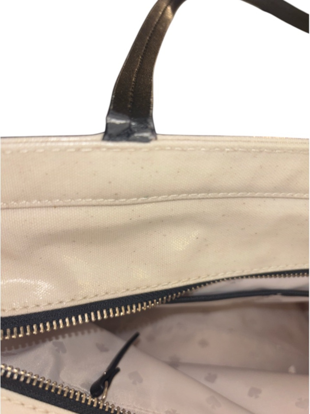 KATE SPADE New York Yours Truly Heart Stripe Hallie Luxury Handbag Purse PROJECT - Picture 14 of 16